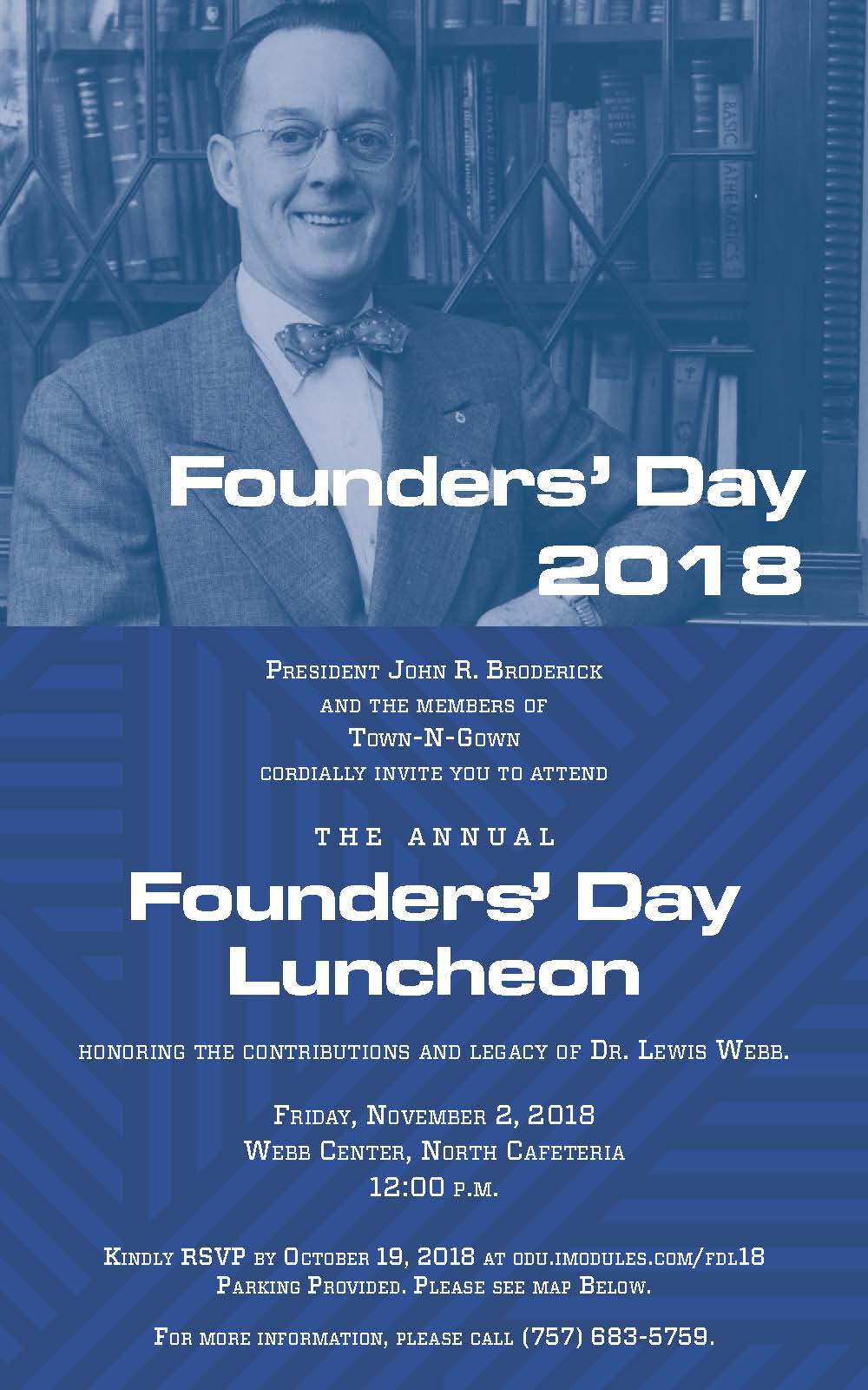 Founders' Day Luncheon scheduled for Nov. 2 at the Webb Center « News ODU