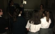 Lab visit of students from St. Gregory the Great Middle Scho