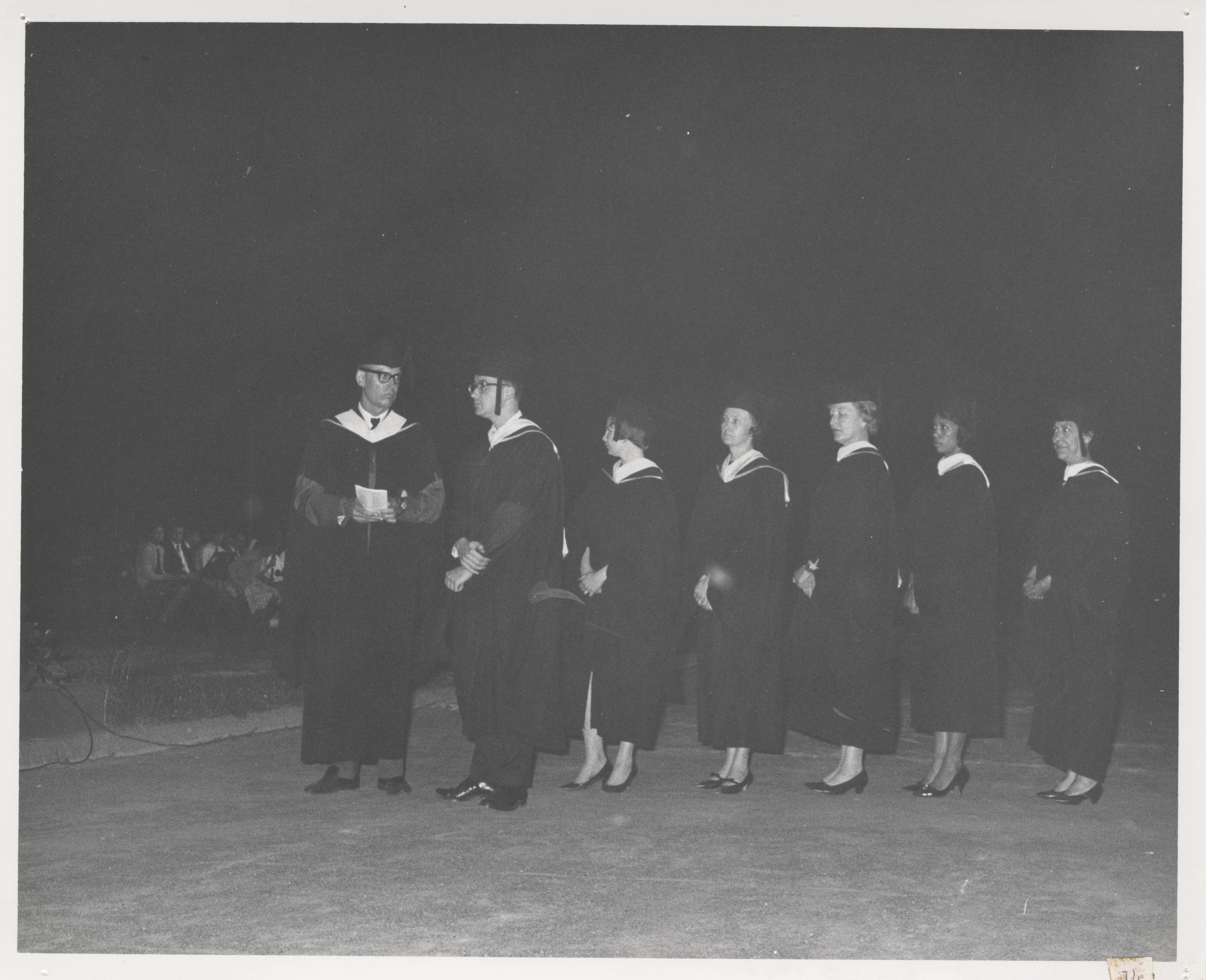 First  Students to be Awarded Masters Degrees, June 1966