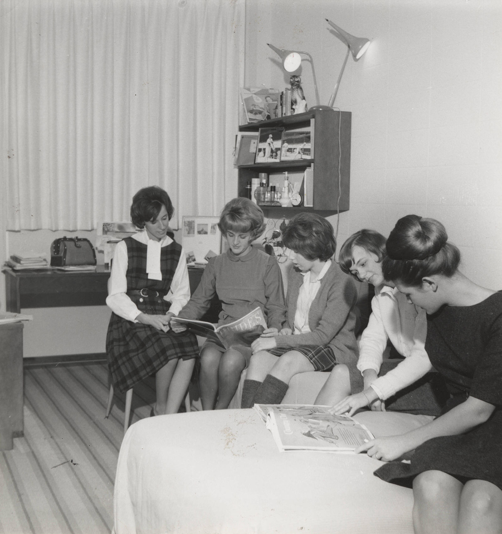 Rogers Hall Dorm Room, 1960s