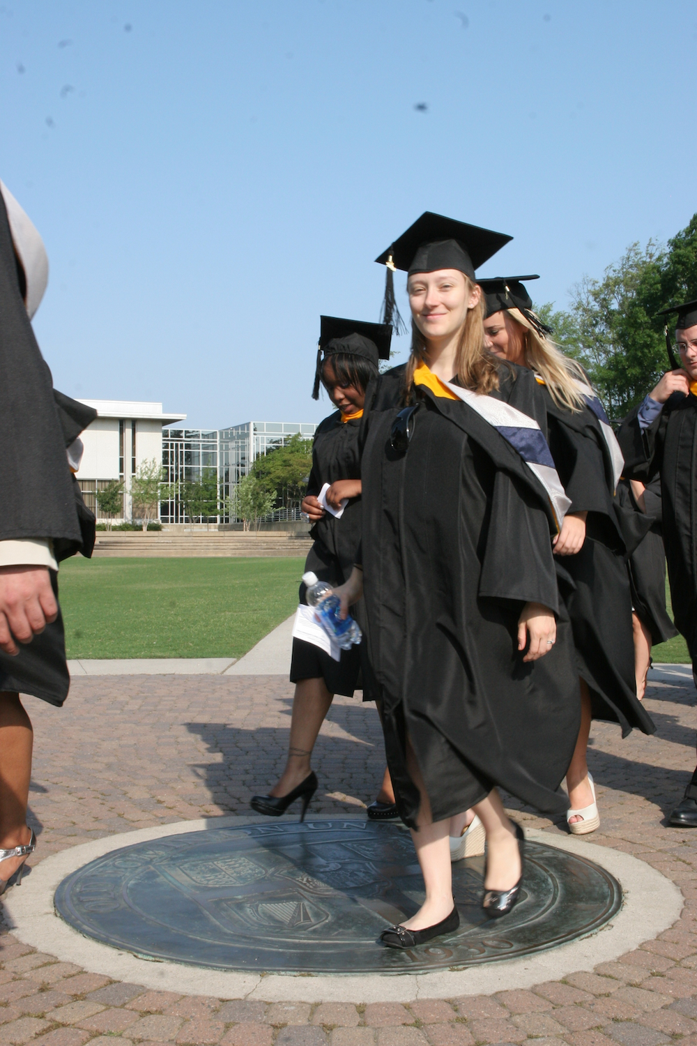 Students Walk to Commencement Ceremony