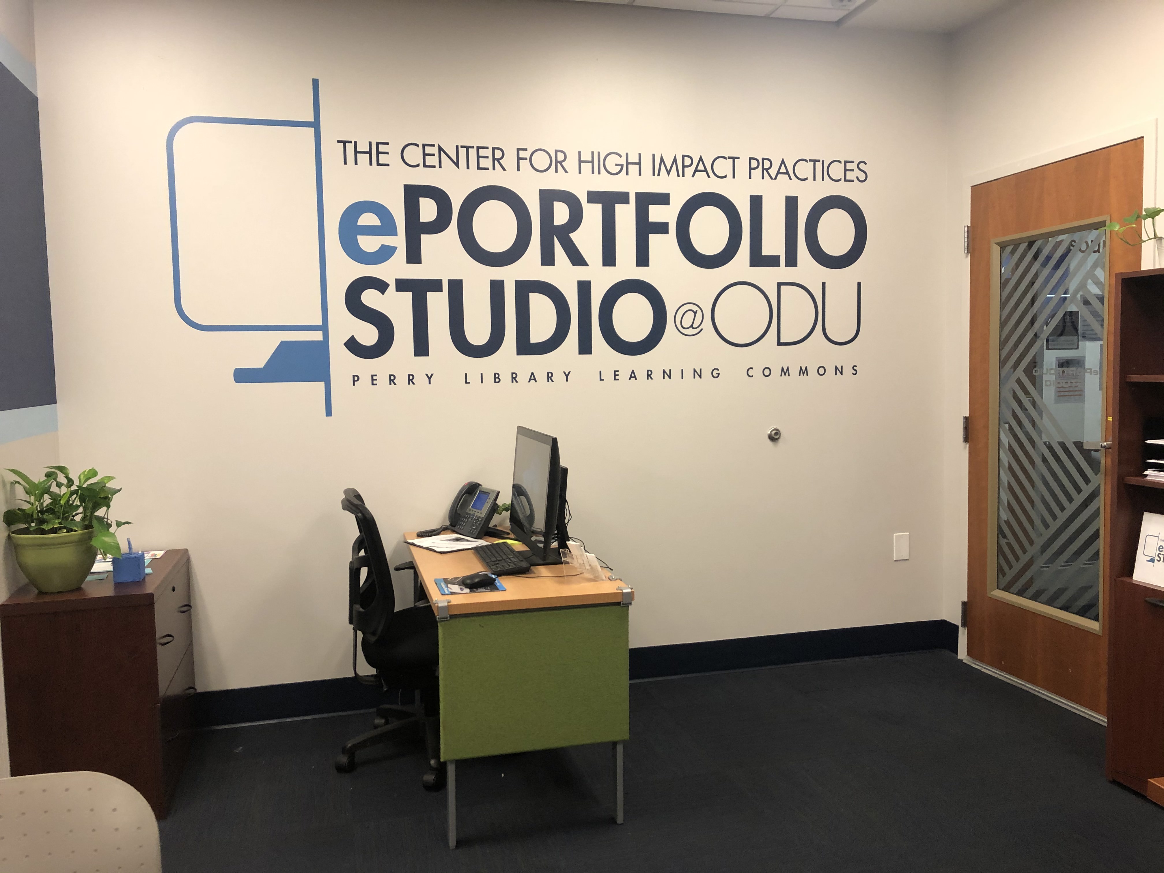 The ePortfolio Studio in Perry Library Learning Commons