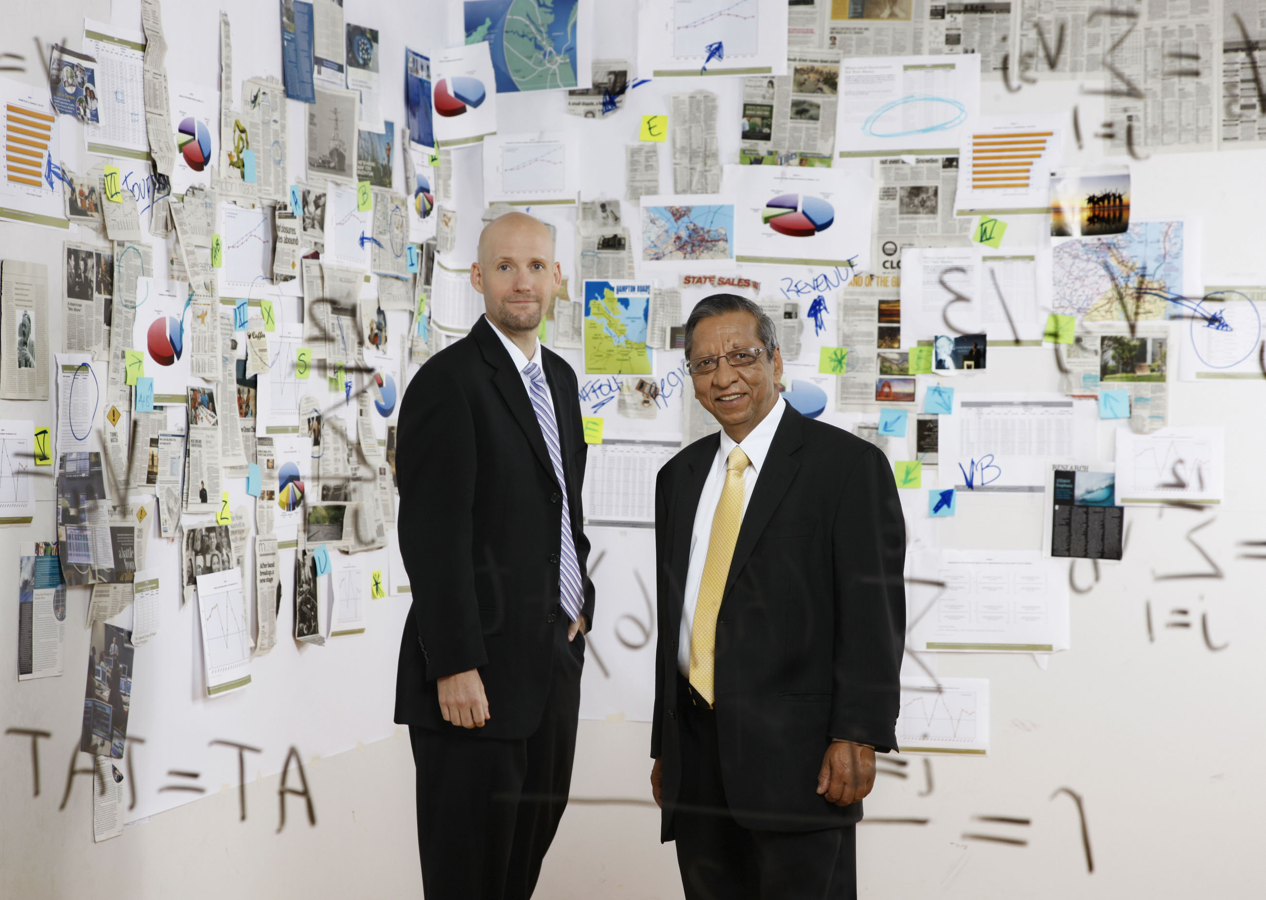 Gary Wagner &amp; Vinod Agarwal, the ODU Economic Forecasting team