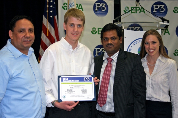 Environmental Protection Agency&rsquo;s P3 competition in Washington DC.