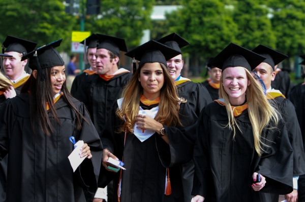 Students procession to commencement
