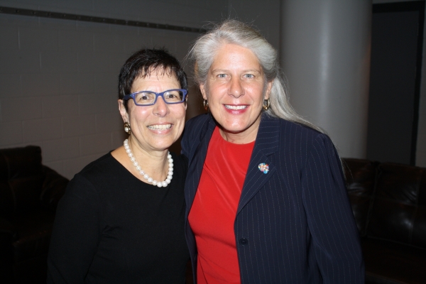 Photo of Jill Bolte Taylor and Jane Bray
