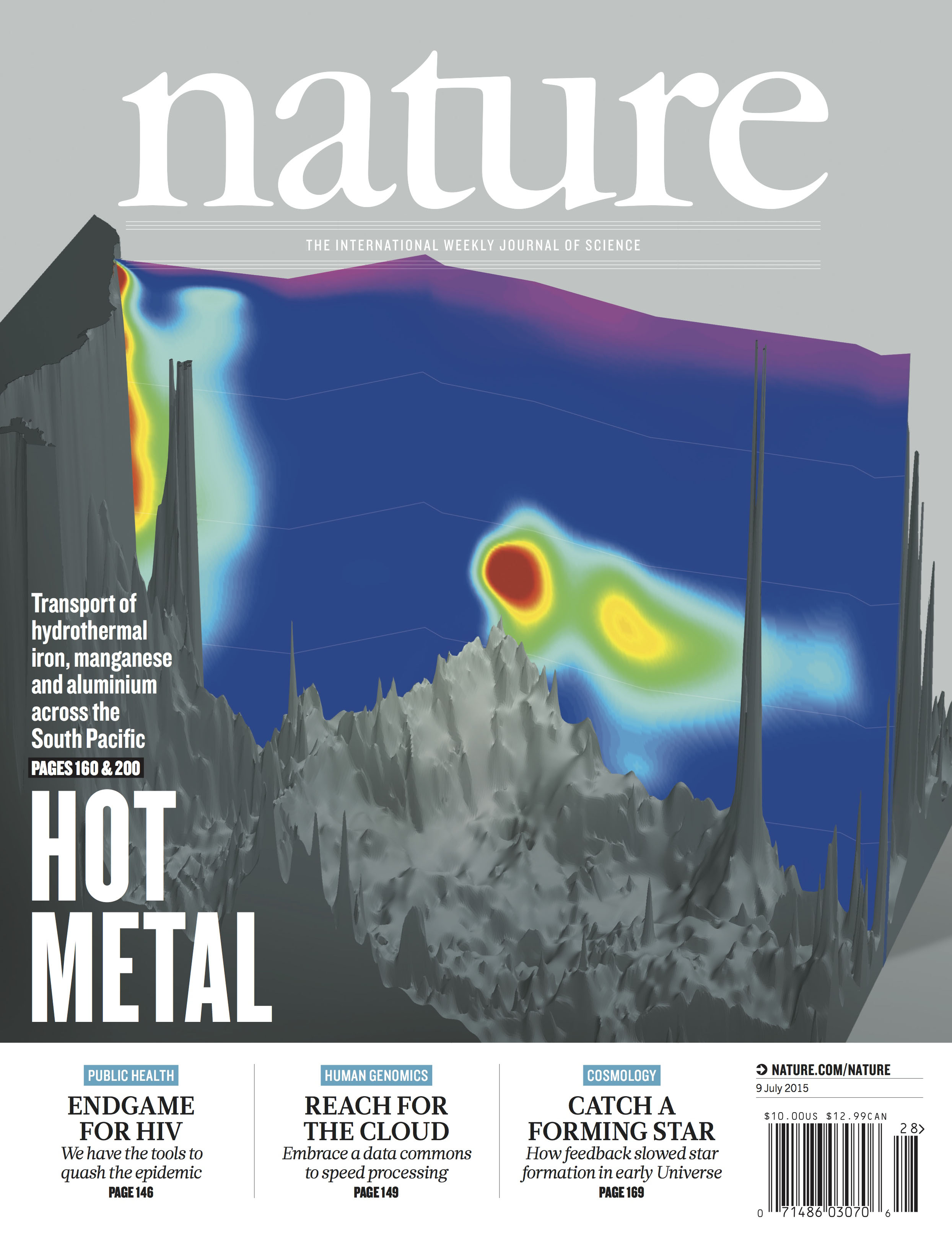 Cover of the journal Nature