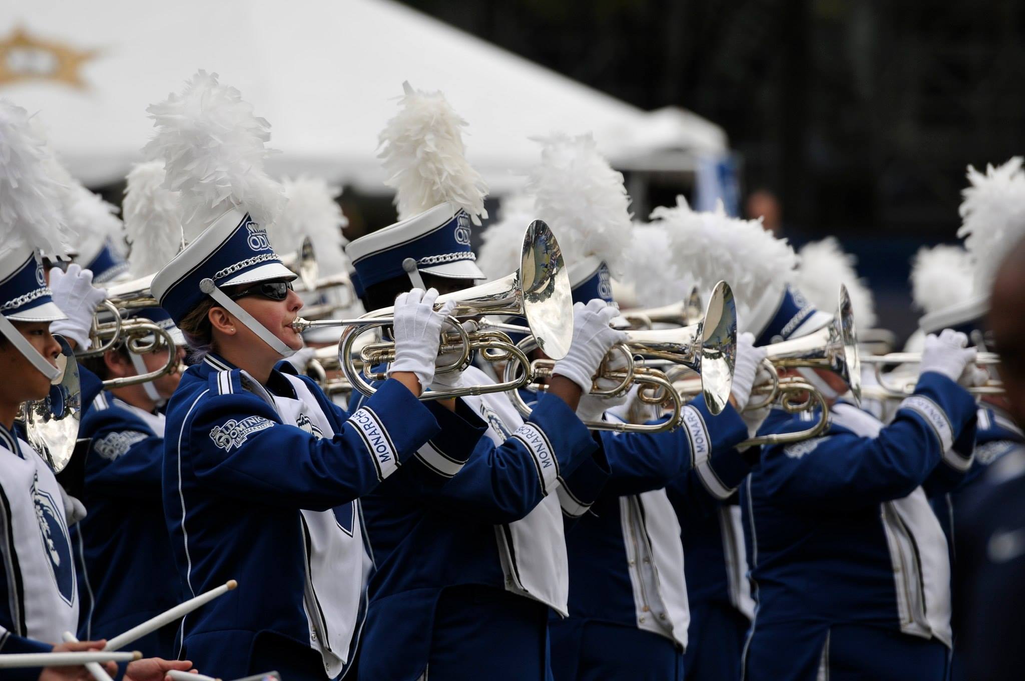 photo of ODU marching band