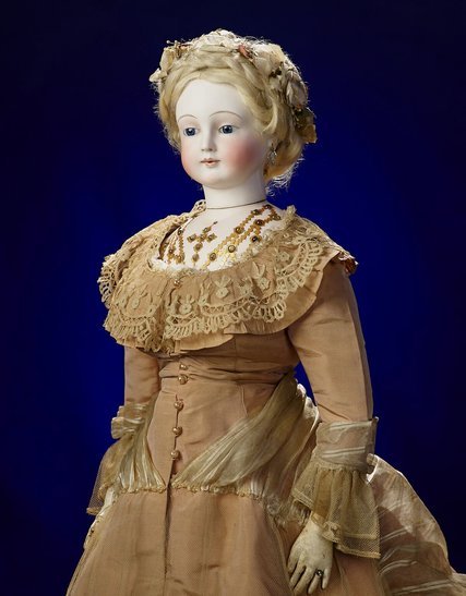 Photo of Antoine Edmund Richard doll purchased for the Barry Art Museum at Old Dominion University