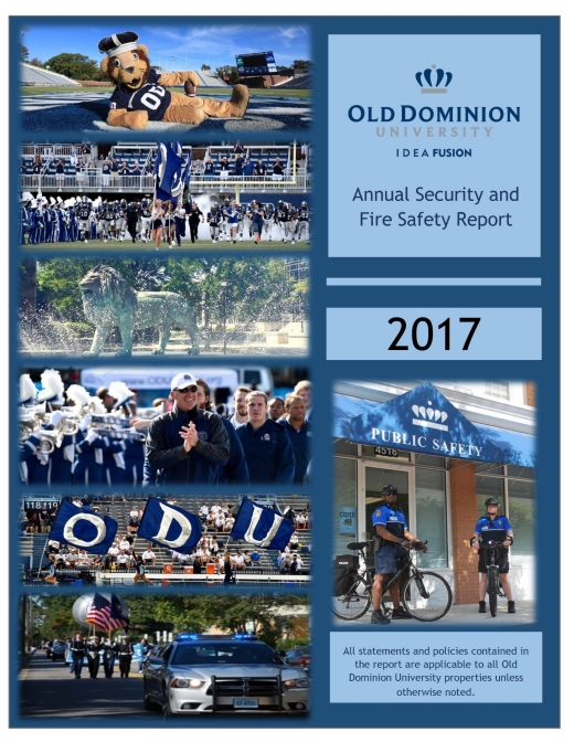 Annual Security &amp; Fire Safety Report 2017 thumbnail