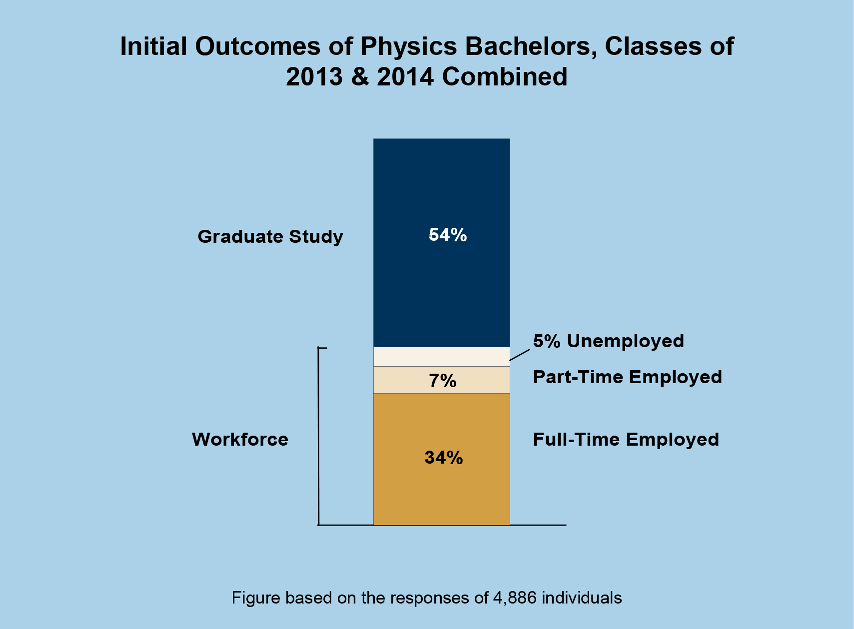 Initial Outcomes of Physics Bachelors Employment