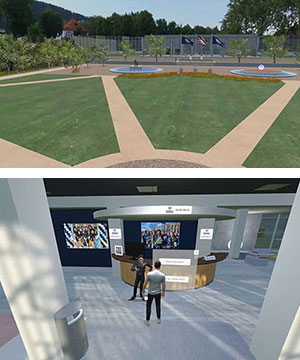 Screenshots from the ODU Digital Twin project