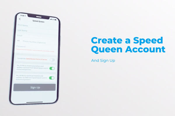 Speed Queen Laundry App Promo