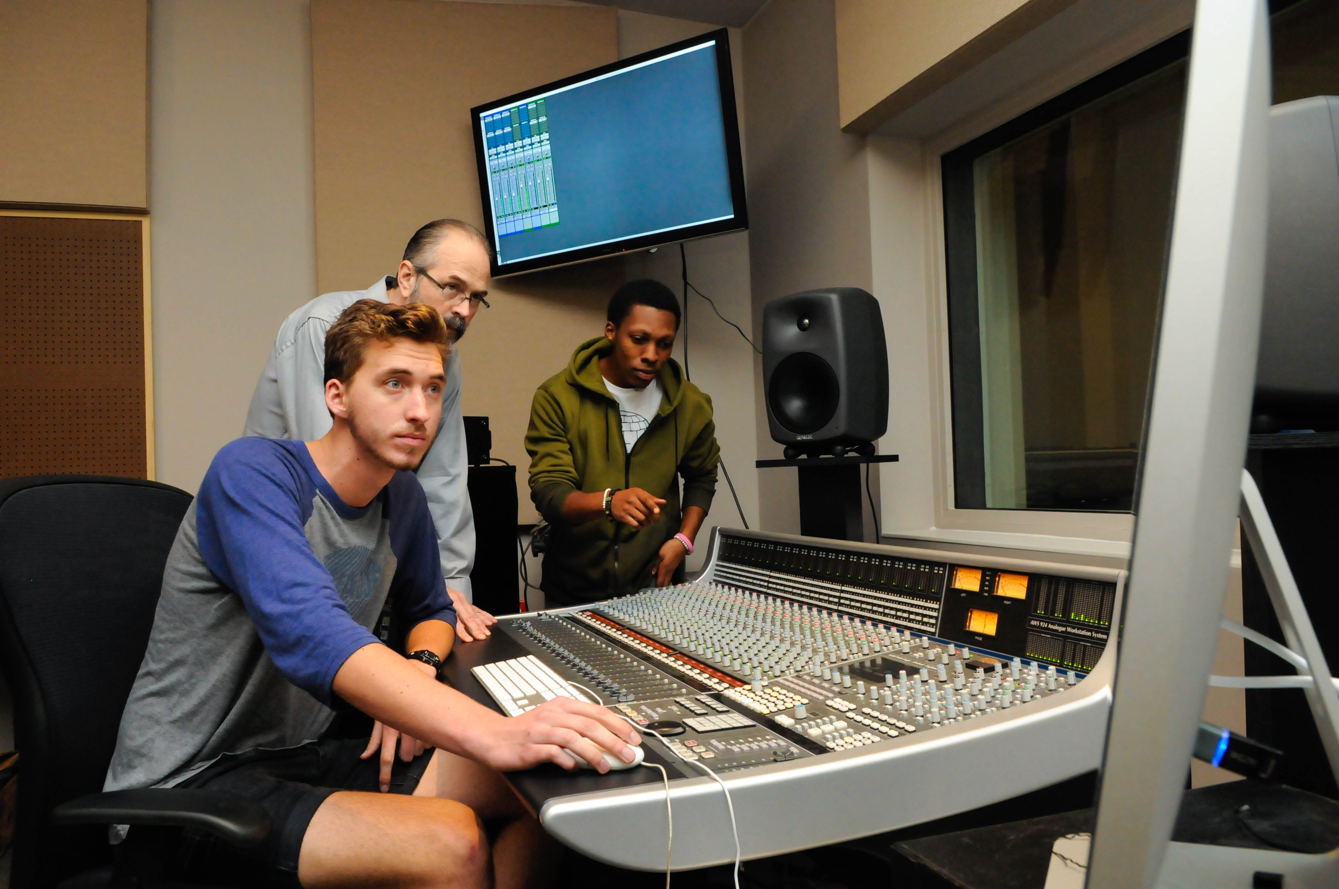photo of ODU recording studio