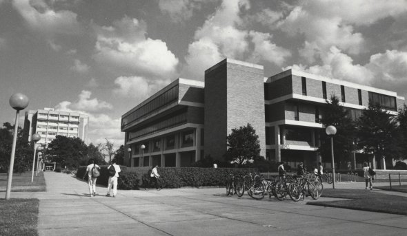 Historic photo of Perry Library.