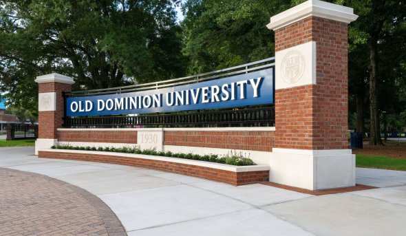 Old Dominion University sign