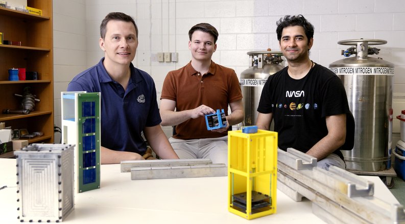 Dr. Olexsandr Kravchenko, Christopher Schappi and Jimesh Bhagatji