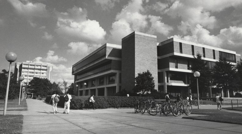 Historic photo of Perry Library.