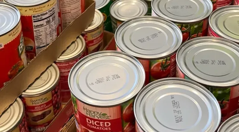 cans of food