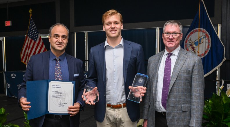 Shahin Nayyeri Amiri, Gustaf Hansson and Jeffrey Fergus from left to right