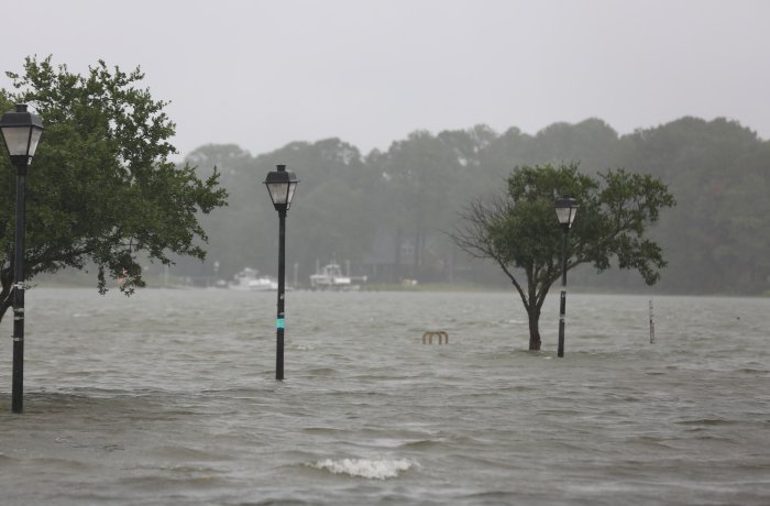 A flooded area in Norfolk, VA>