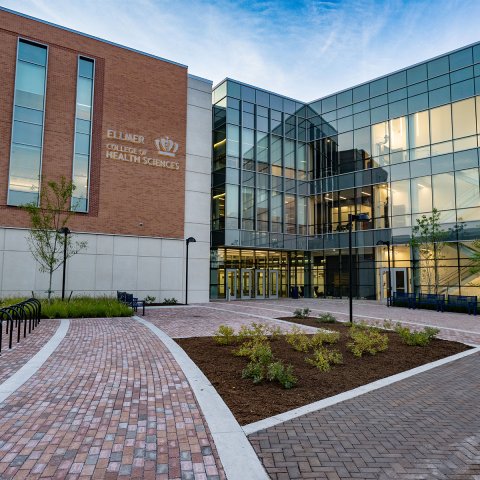 Ellmer College of Health Sciences exterior