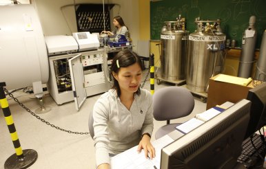 Student Doing Research in the Lab