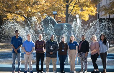 Group photo of ODU U-Rise students
