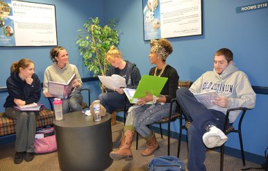 Health Sciences students study