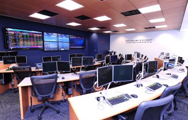 Gregory A. Lumsden Trading Room and Research Lab