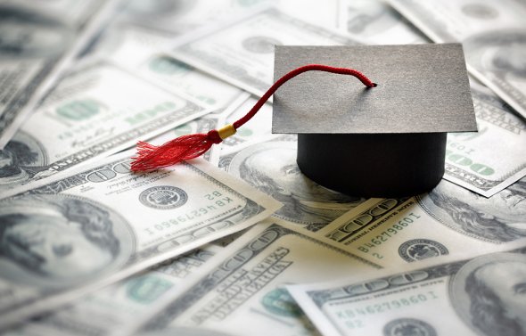 Graduation Cap with Money