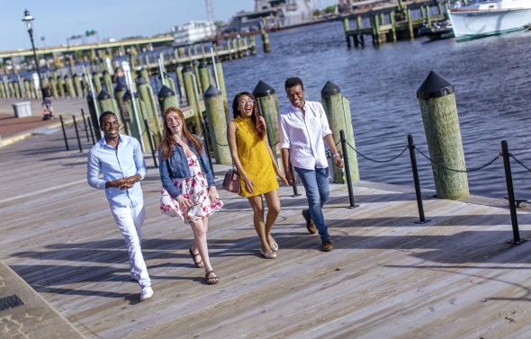 Students at Waterside