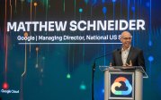Matthew Schneider, managing director, National, U.S. State, Local and Education for Google, speaks at a campus and community celebration in partnership with Google at Old Dominion University on Oct. 30.