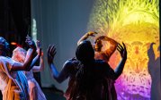 Dancers on a stage.