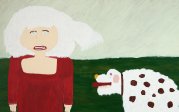 Woman & Dog