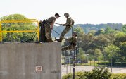 AROTC Rappelling Training