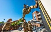 AROTC Rappelling Training