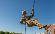 AROTC Rappelling Training