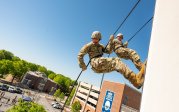 AROTC Rappelling Training