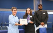 Career Champions Awards presentation recognizing outstanding contributions. 