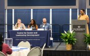 Employer panelists discuss bridging the skills gap for new talent.