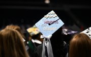 a decorated graduation cap