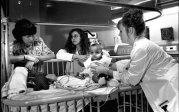 Dr. Restaino with patient and learners