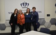 (l-r) Shelly Beaver, MS, CTRS; Senior Lecturer in Recreational Therapy, Melody Beck, CTRS; Chesapeake Parks Recreation & Tourism, Cathy Orletsky, CTRS; Norfolk Parks and Recreation and Betsy Kennedy, Ed.M., CTRS; Master Lecturer in Recreational Therapy