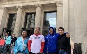 Tanner Fellows pose at the Met