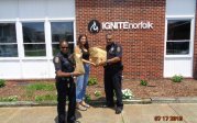 ODUPD donates food to Ignite Food Pantry
