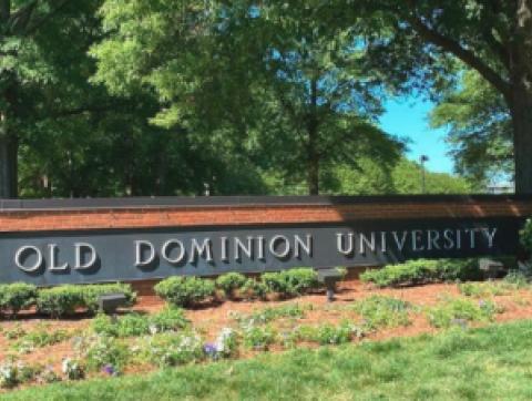 Old Dominion University sign
