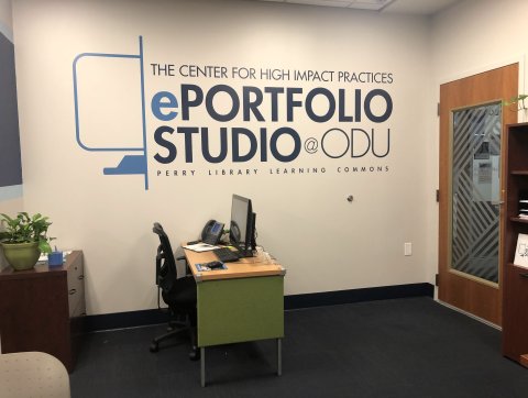 The ePortfolio Studio in Perry Library Learning Commons