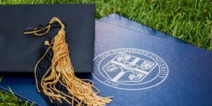 Graduation cap & diploma