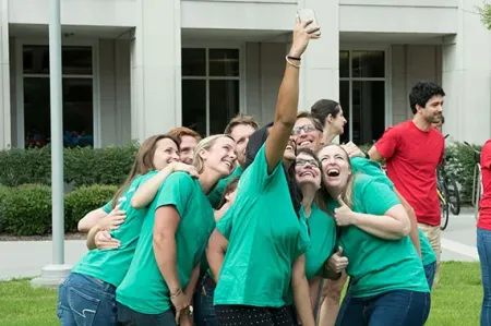 Emergency Medicine residents pose together for a group pictu
